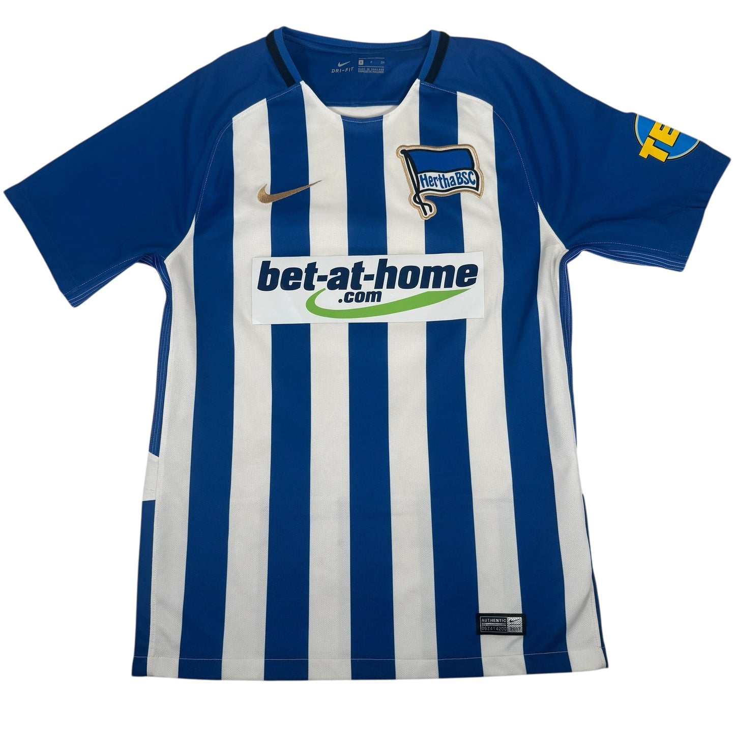 Hertha Berlin 2017/2018 Home Football Shirt Small