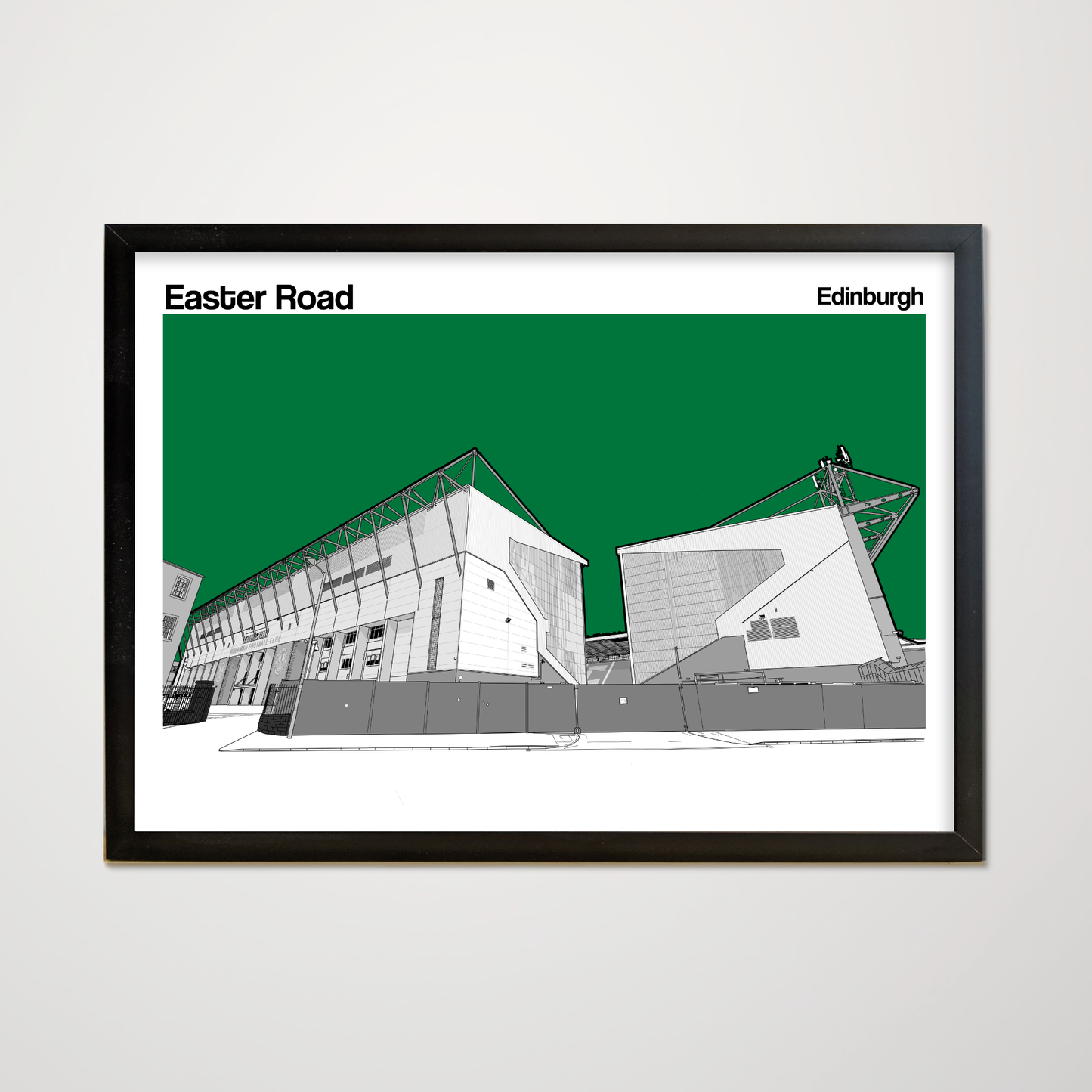 Hibernian Football Club Posters of Easter Road