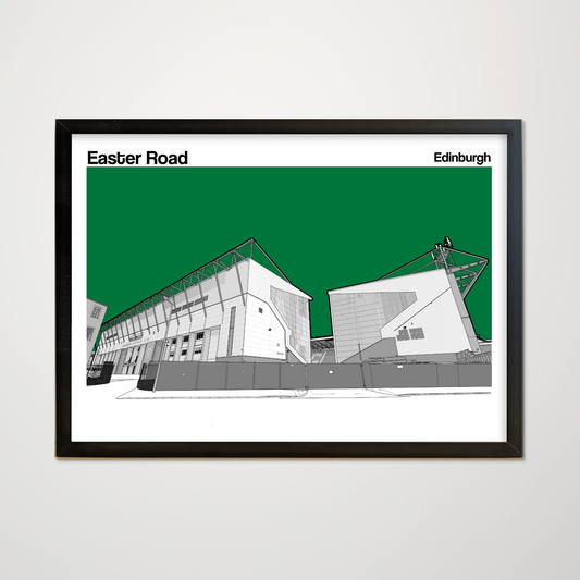 Hibernian Football Club Posters of Easter Road