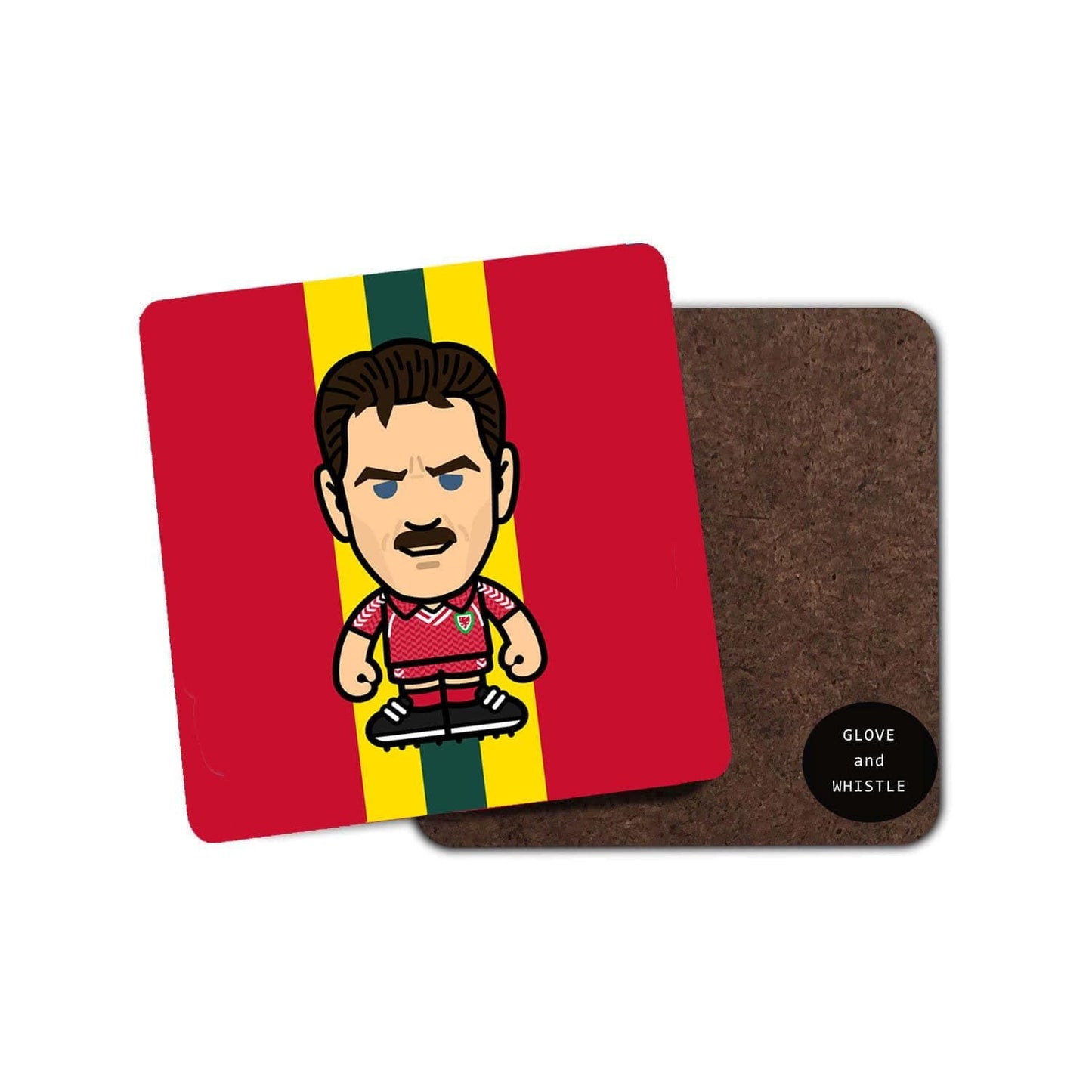 Ian Rush Wales Football Coaster
