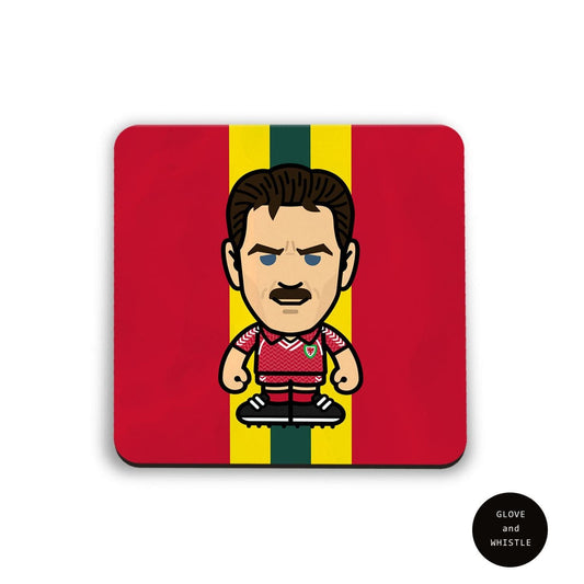 Ian Rush Wales Football Coaster
