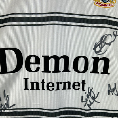 Fulham 1999-2000 Squad Signed Home Shirt