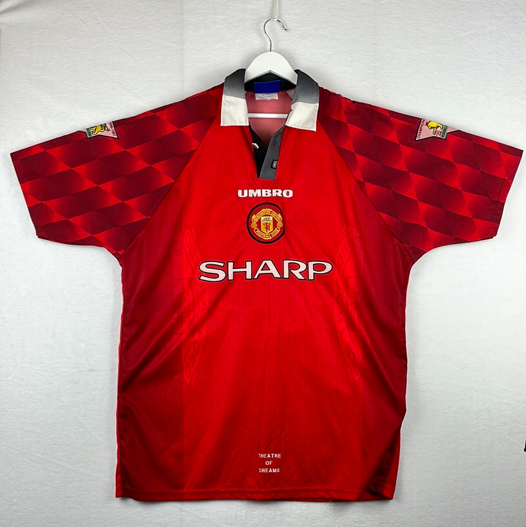 Manchester United 1997/1998 Player Issue Shirt Front