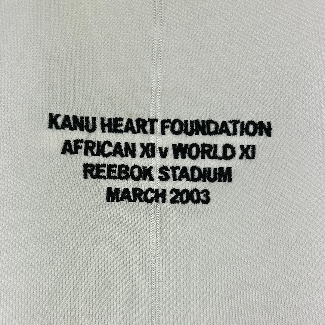 Kanu Foundation 2002 Player Issue/ Match Worn Shirt