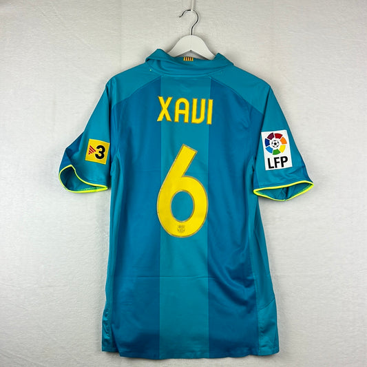 Barcelona 2007/2008 Player Issue Away Shirt - Xavi 6