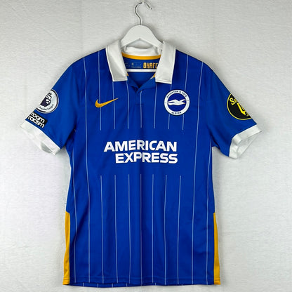 Brighton 2020/2021 Match Worn Home Shirt - Gross 13