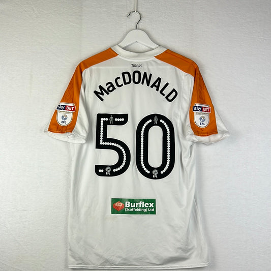 Hull City 2017/2018 Match Worn/ Issued Away Shirt - MacDonald 50