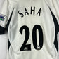 Fulham 2001/2002 Match Issued Home Shirt - Saha 20