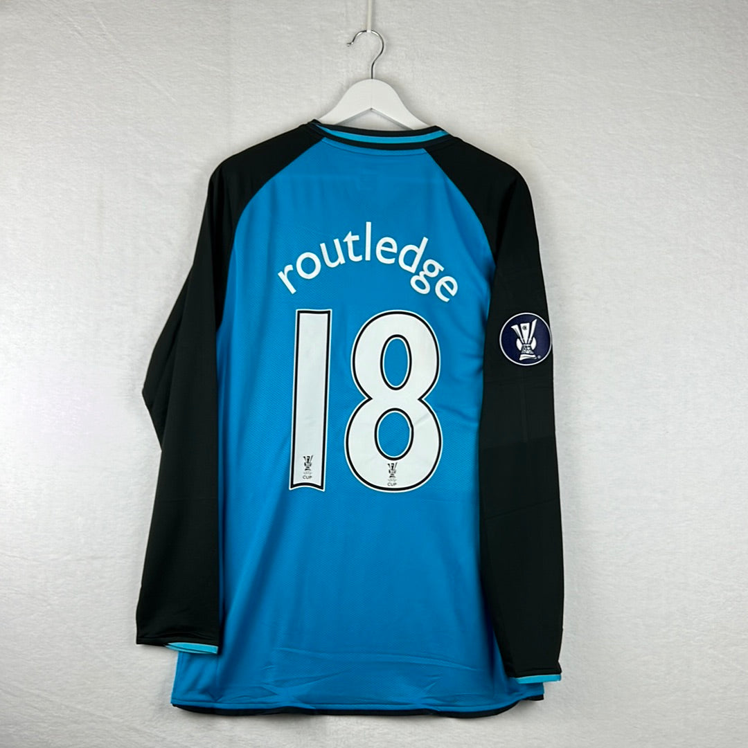 Aston Villa 2008/2009 Player Issue Away Shirt - Routledge 18