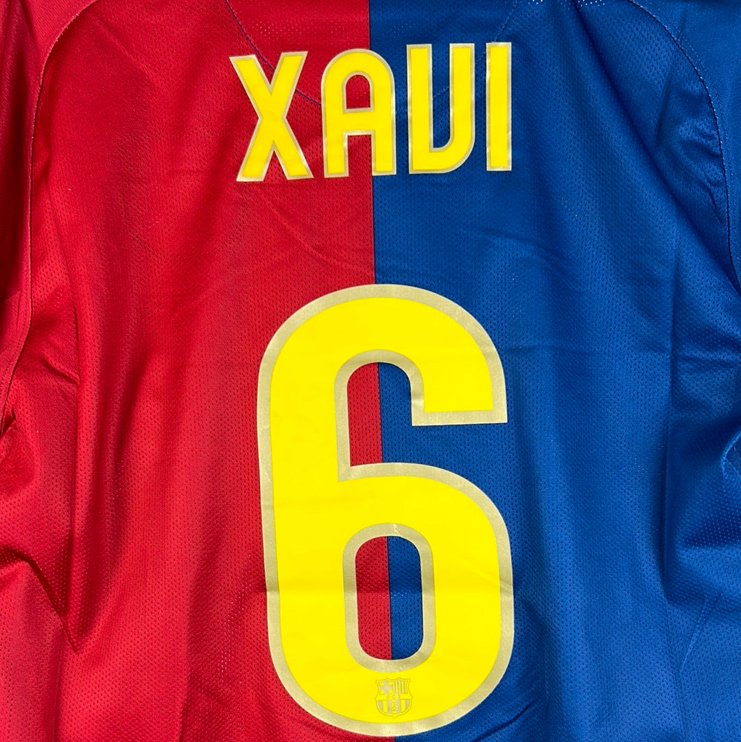 Barcelona 2008/2009 Player Issue Home Shirt Xavi – Casual