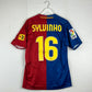 Barcelona 2008/2009 Player Issue Home Shirt - Sylvinho 16