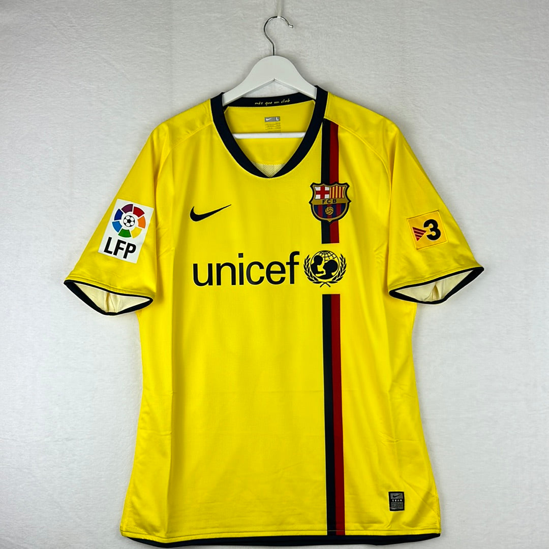 Barcelona 2008/2009 Player Issue Away Shirt - Keita 15