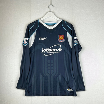 West Ham 2006/2007 Player Issue Away Shirt - Boa Morte 13 - Signed