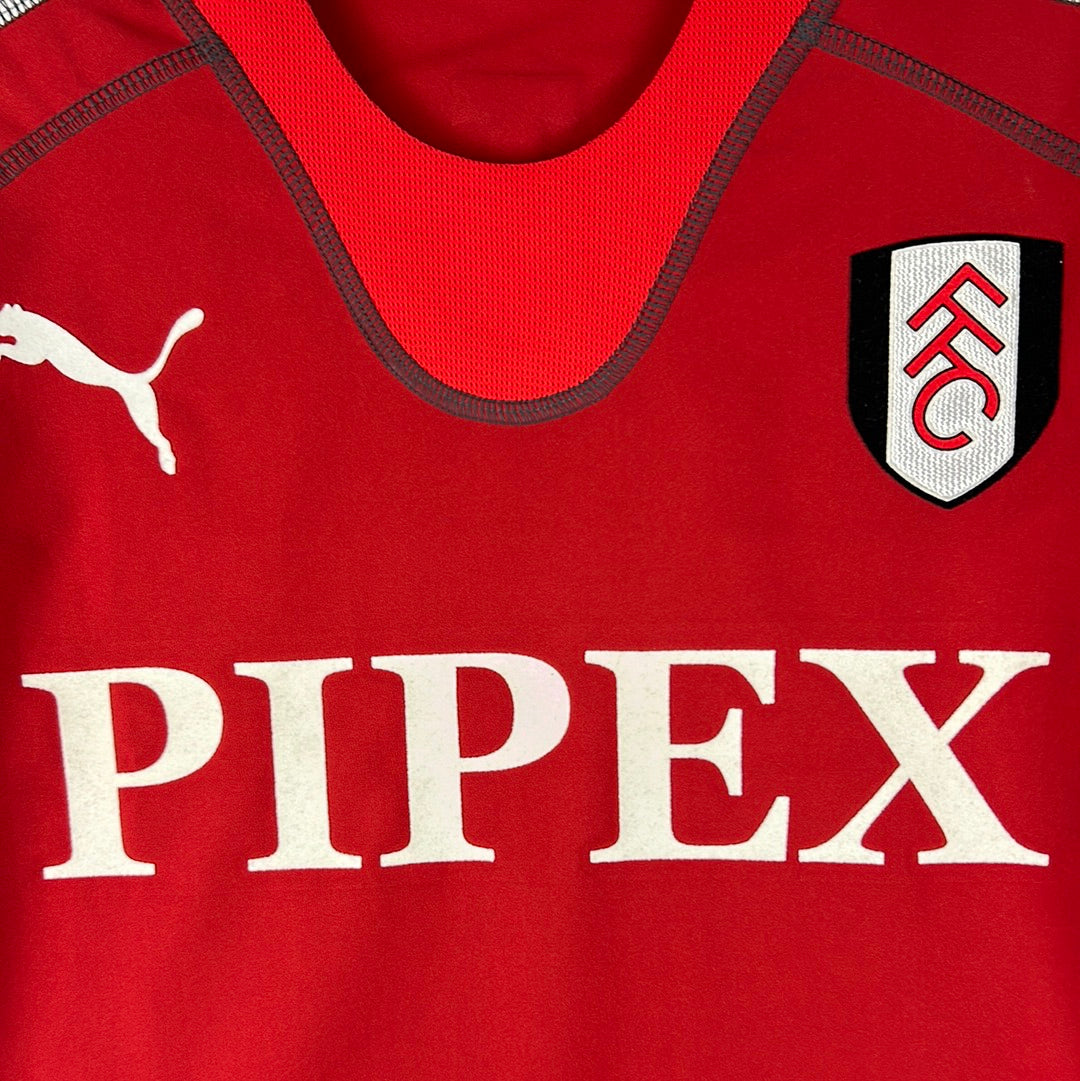 Fulham 2005/2006 Match Worn/Issued Away Shirt -Christanval 19