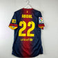 Barcelona 2012/2013 Player Issue Home Shirt - Abidal 22