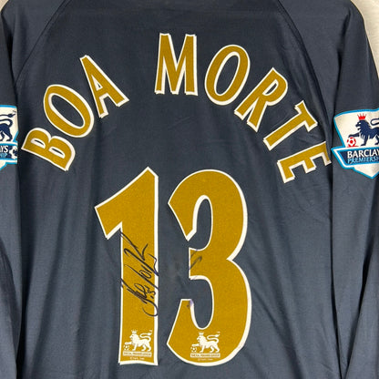 West Ham 2006/2007 Player Issue Away Shirt - Boa Morte 13 - Signed