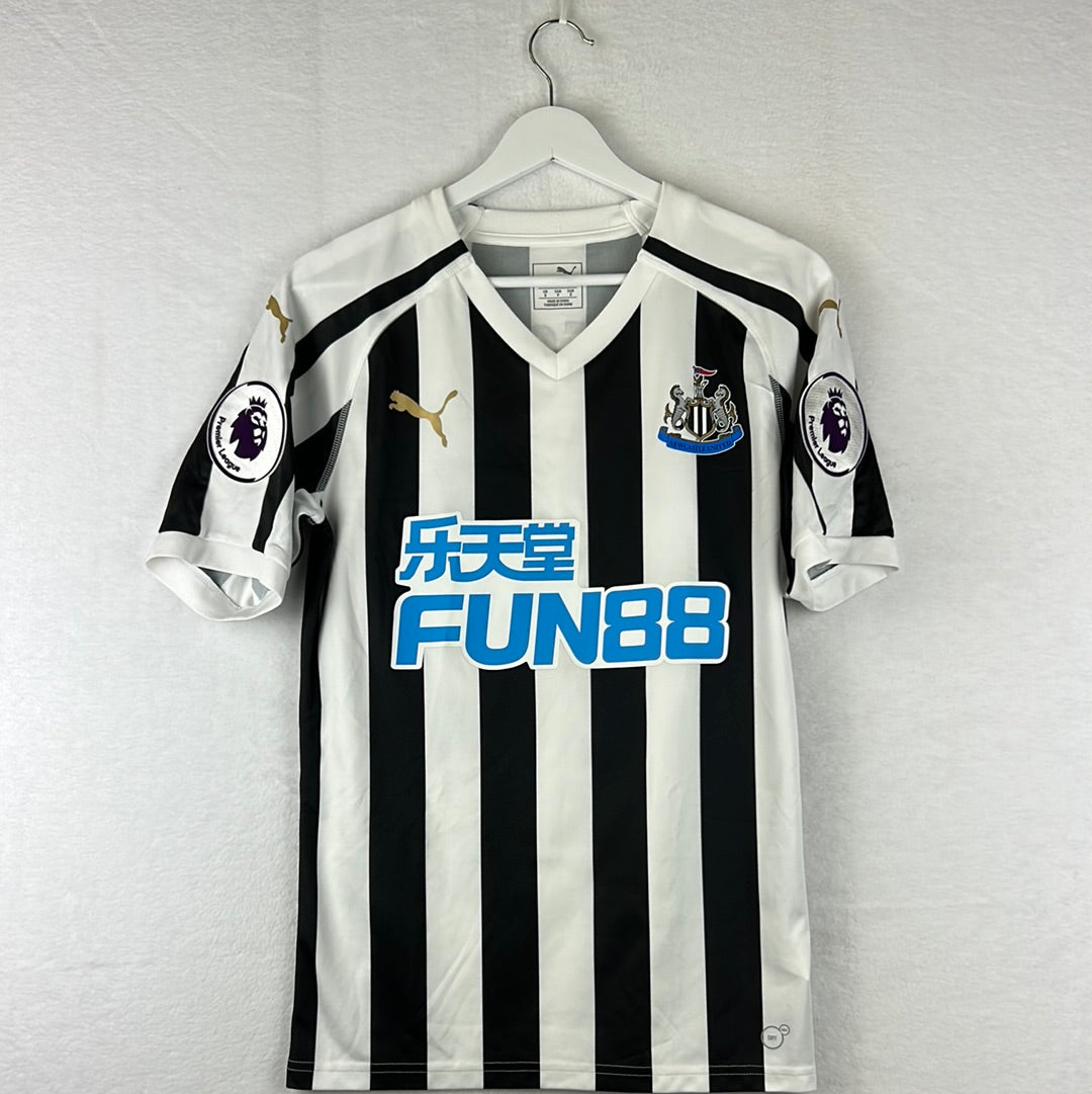 Newcastle United 2020/2021 Match Worn Home Shirt - Atsu 30