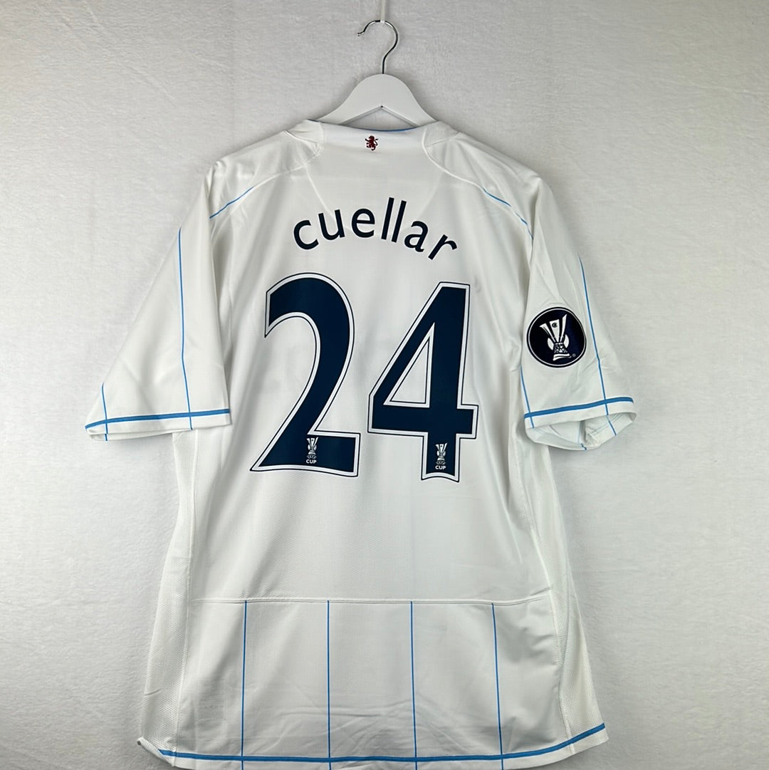 Aston Villa 2008/2009 Player Issue Third Shirt - Cuellar 24