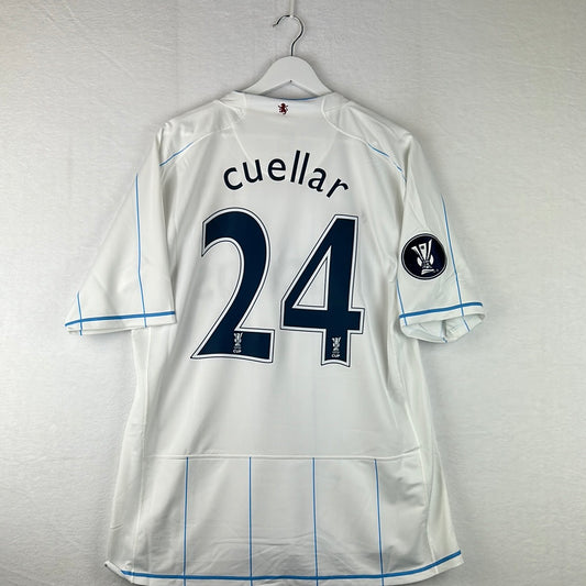 Aston Villa 2008/2009 Player Issue Third Shirt - Cuellar 24 - EL