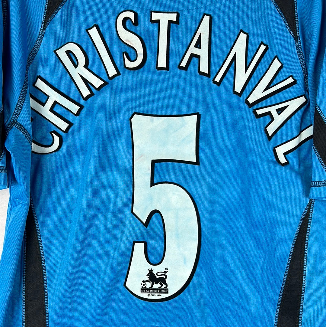 Fulham 2006/2007 Match Worn/Issued Away Shirt -Christanval 19