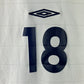 England Match Worn 2004 Home Shirt - Hargreaves 18 - Photo Match Proof - Player shirt