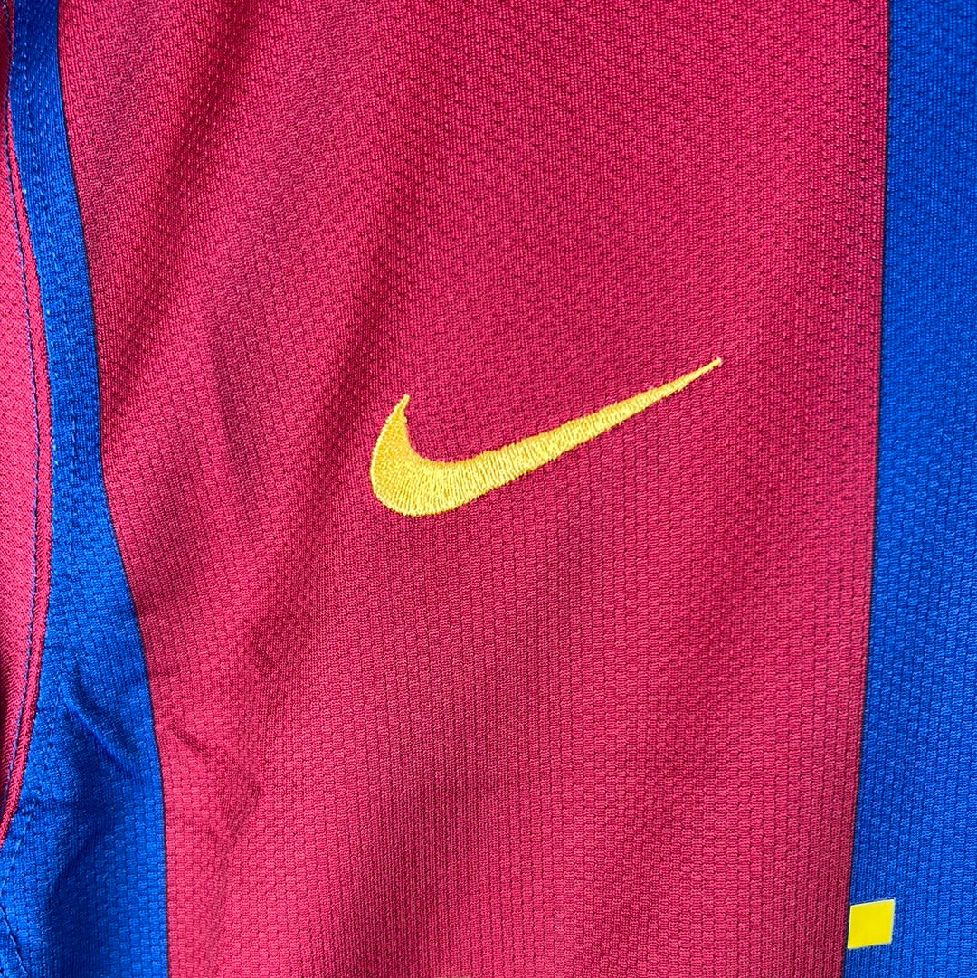 Barcelona 2007/2008 Player Issue Home Shirt - Xavi 6