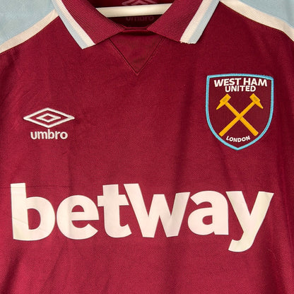 West Ham United 2021/2022 Match Worn/ Issued Away Shirt - Antonio 9