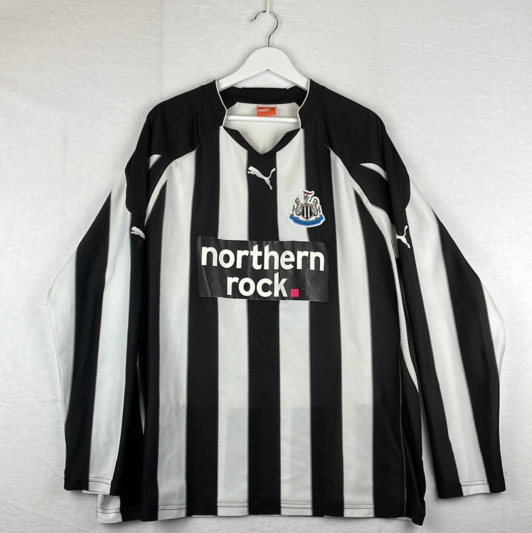 Newcastle United 2010/2011 Long Sleeve Home Shirt - XXL