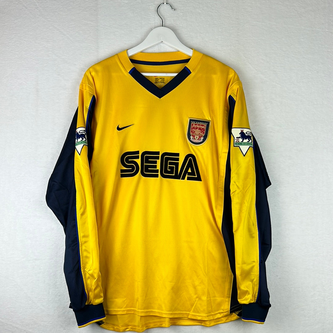 Arsenal 2000/2001 Player Issue Away Shirt -Front