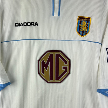 Aston Villa 2002/2003 Player Issue Away Shirt - Staunton 11