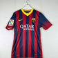 Barcelona 2013/2014 Player Issue Home Shirt - Mascherano 14