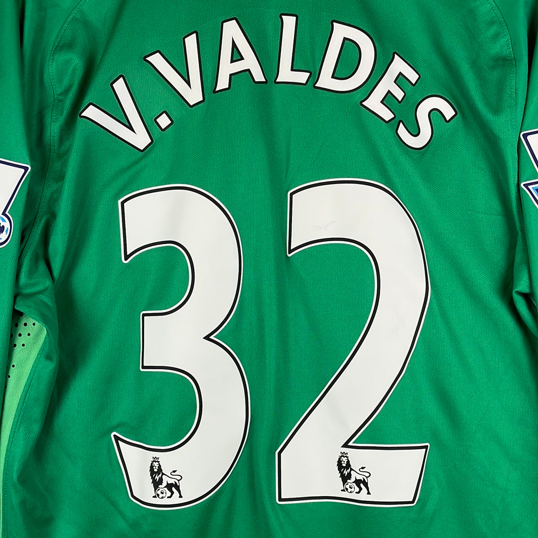 Manchester United 2014/2015 Home Goalkeeper Player Issue Shirt - Valdes 32