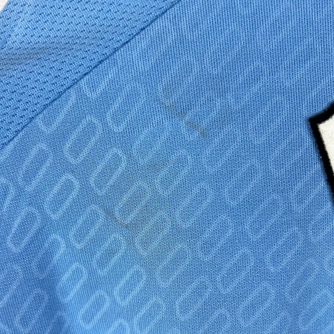 Manchester City 2004-2005 Player Issue Home Shirt - Anelka 39 - Long Sleeve