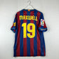 Barcelona 2009/2010 Player Issue Home Shirt - Maxwell 19