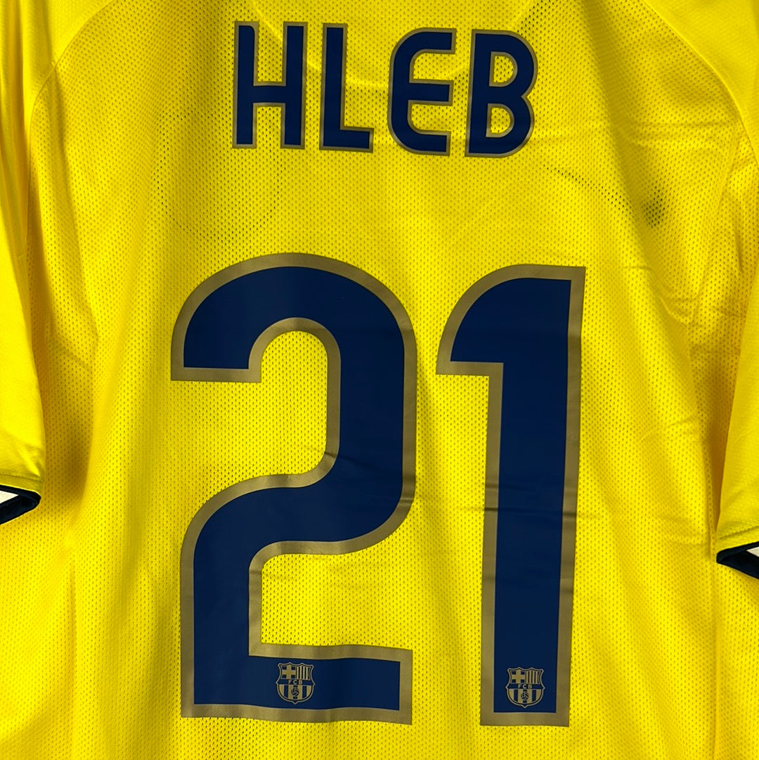 Barcelona 2008/2009 Player Issue Away Shirt - Hleb 21 - La Liga