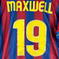 Barcelona 2009/2010 Player Issue Home Shirt - Maxwell 19
