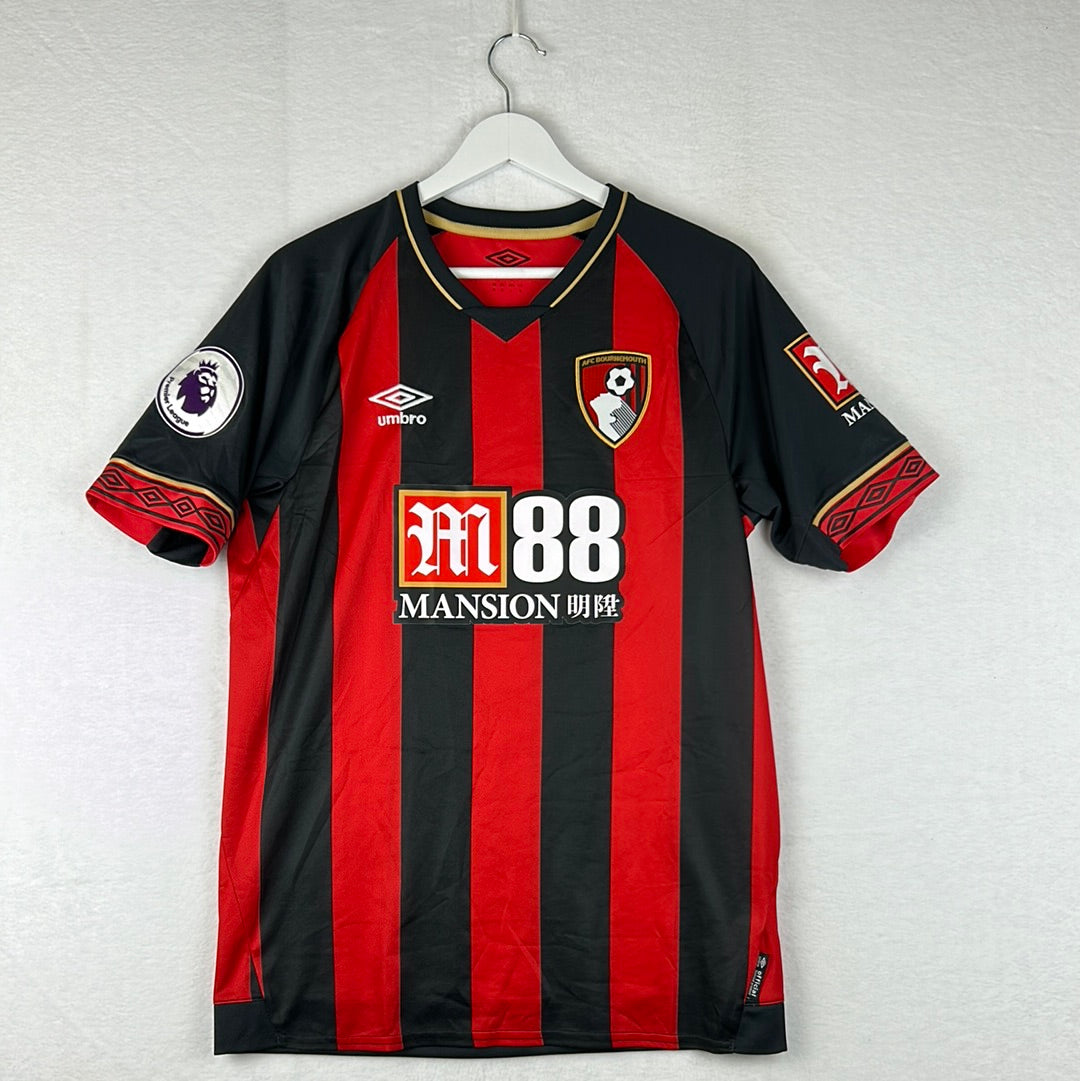 Bournemouth 2018/2019 Match Worn/ Issued Home Shirt - Surman 6