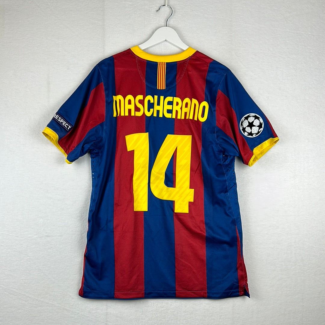 Barcelona 2010/2011 Player Issue Home Shirt - Champions League Final - Mascherano 20Barcelona 2010/2011 Player Issue Home Shirt - Champions League Final