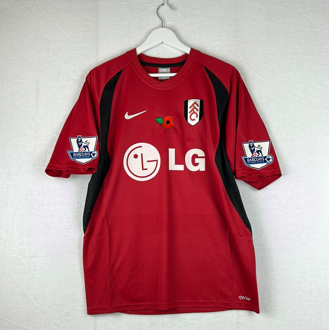 Fulham 2009/2010 Match Worn Away Shirt - Duff 16 - Poppy Shirt