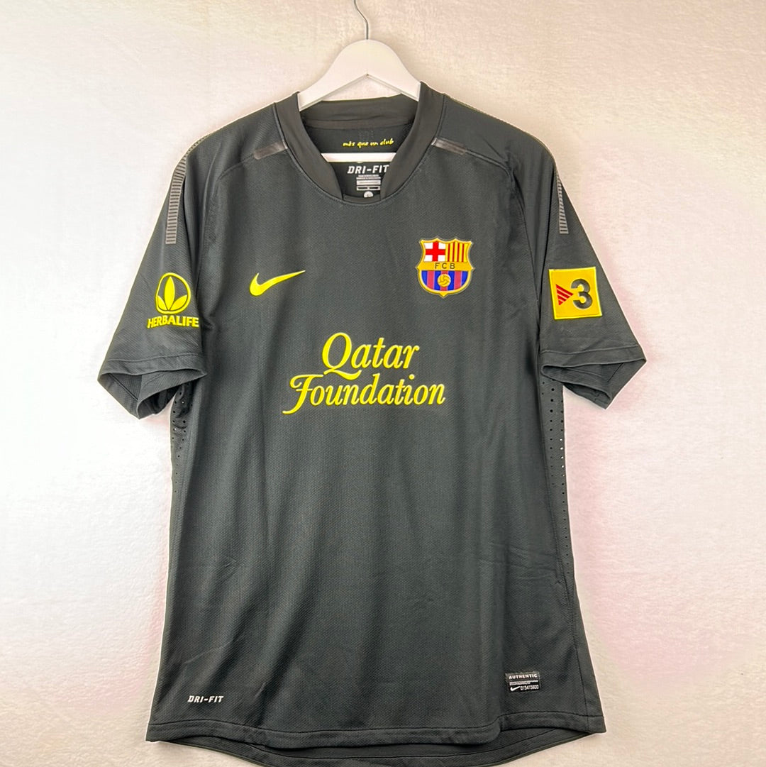 Barcelona 2011/2012 Player Issue Away Shirt - 22 - Pre Season Shirt