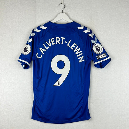 Everton 2020/2021 Player Issue/ Match Worn Home Shirt - Calvert Lewin 9