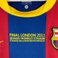 Barcelona 2010/2011 Player Issue Home Shirt - Champions League Final - Mascherano 20