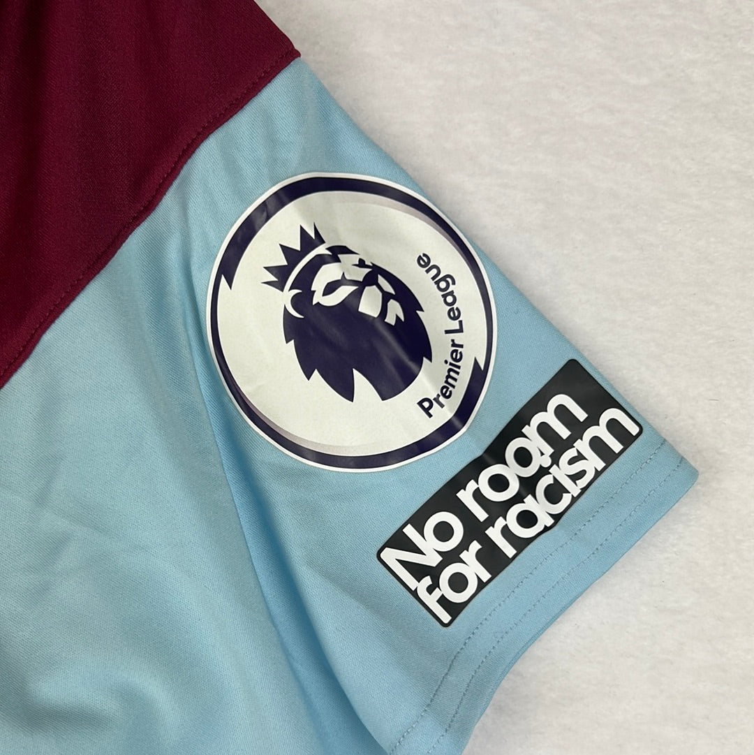 Burnley 2020/2021 Match Worn/ Issued Away Shirt - Wood 9