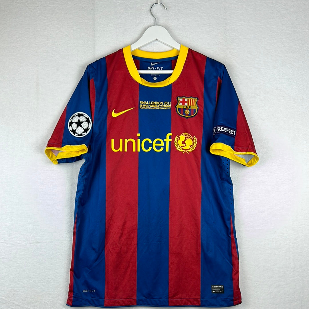 Barcelona 2011 Champions League Final Shirt - Mascherano 20