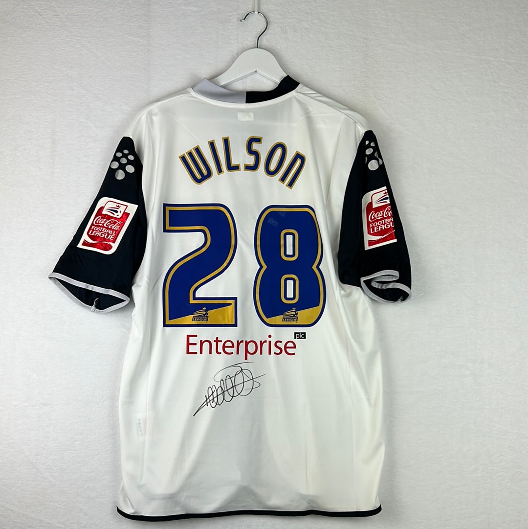 Preston North End 2006/2007 Signed Home Match Worn Shirt - Wilson 28