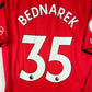 Southampton 2020/2021 Match Worn/ Issued Home Shirt - Bednarek 35
