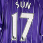 Manchester City 2007-2008 Player Issue Away Shirt - Sun 17