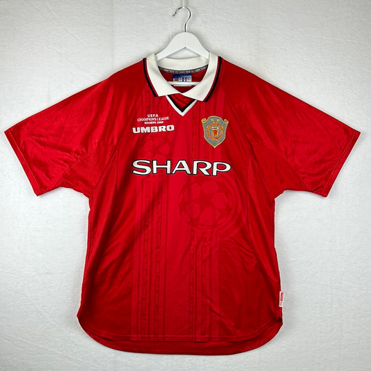 Manchester United 1999 European Home Shirt - Extra Large - Very Good Condition