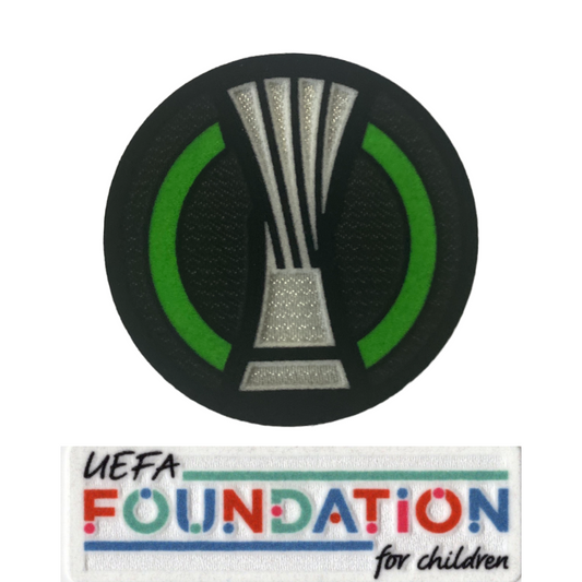 Europa Conference League Sleeve Badges 2021/22 - 2023/24  - Trophy Badge and UEFA Federation Patch