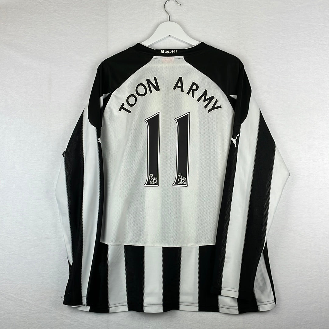 Newcastle United 2010/2011 Long Sleeve Home Shirt - XXL - Excellent Condition